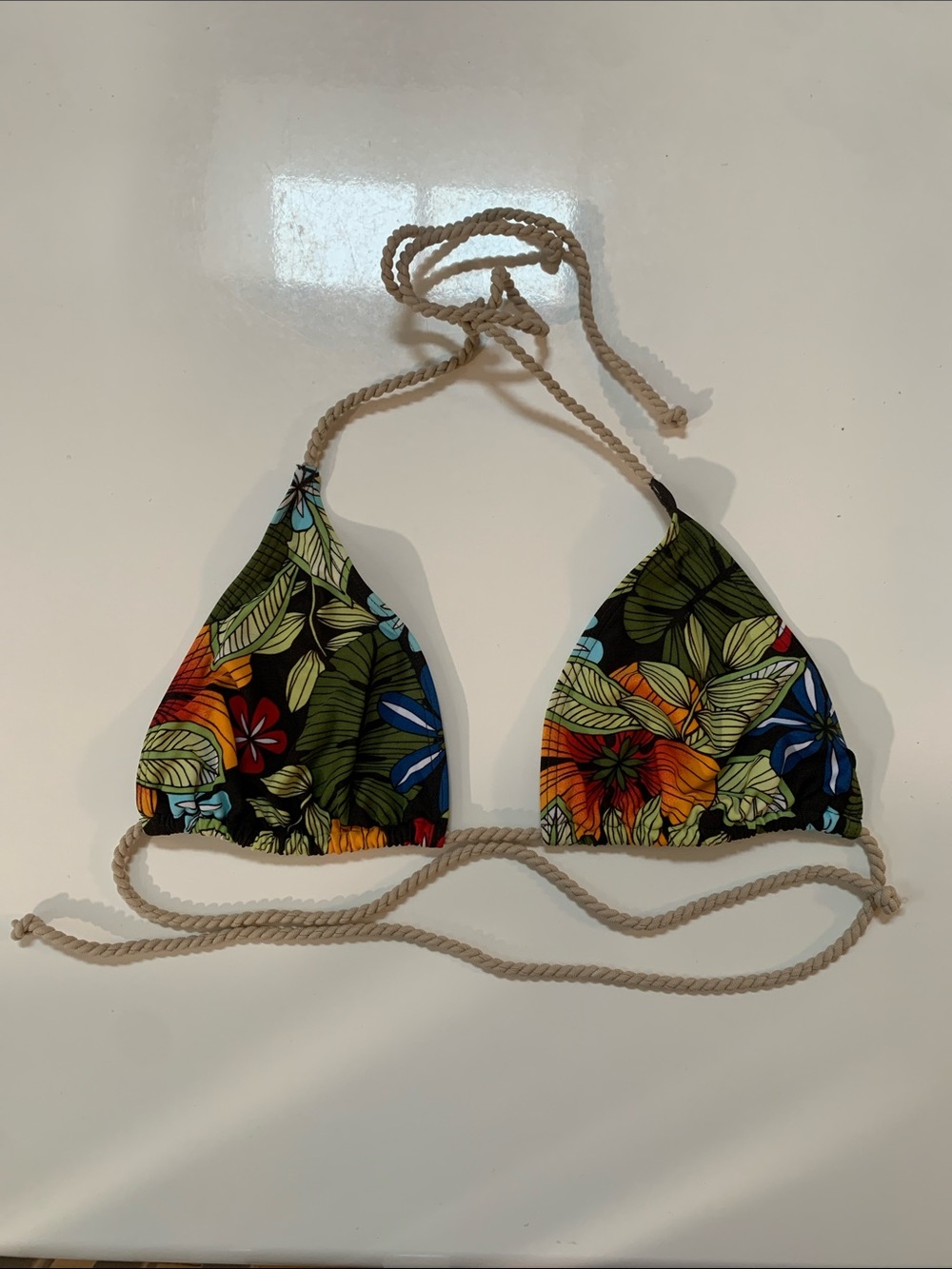 [10] Tropical bikini top